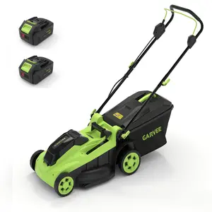 17-Inch 40V Wireless Walk-Behind Lawn Mower – Brushless Motor, Lightweight Push Mower, 2-in-1 Bagging & Mulching for Small to Medium Yards, Includes 2 x 20V Batteries & Charger