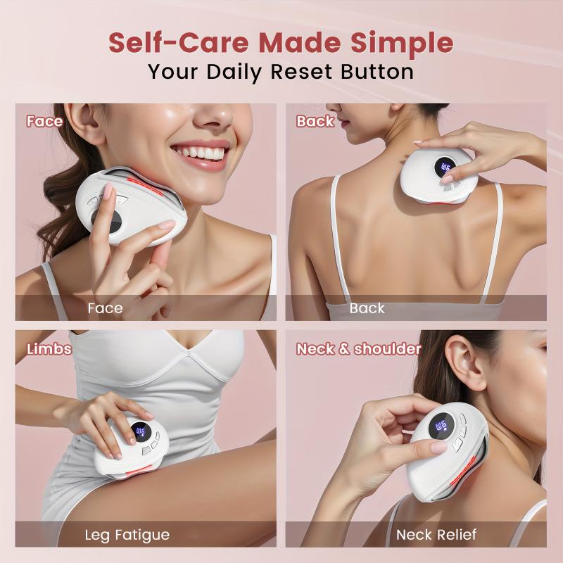 Electric Gua Sha Facial Sculpting, 9Speeds for Vibration And Another 9Speeds for The Heat