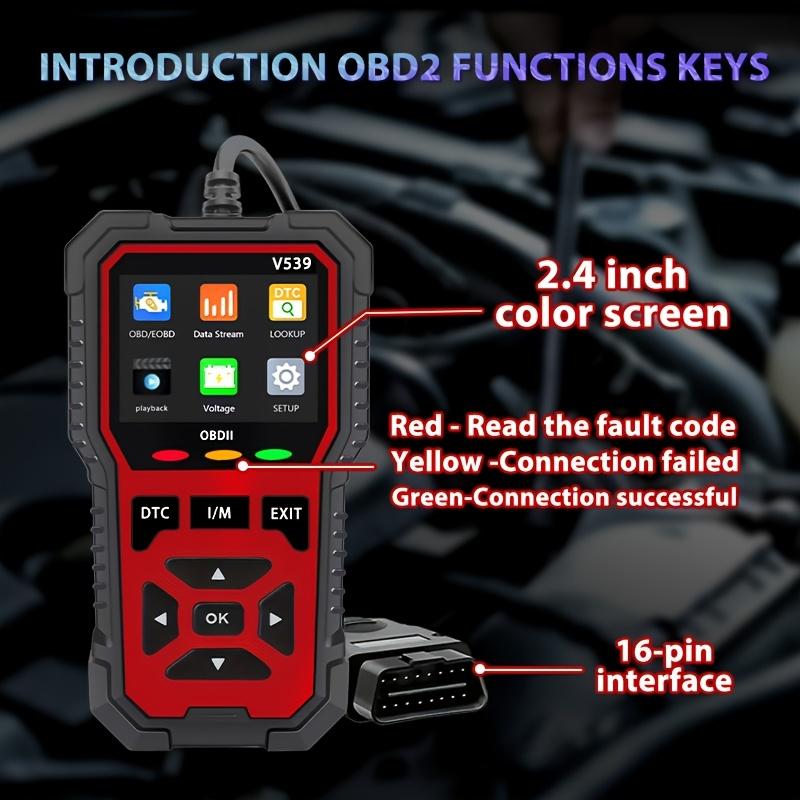 2025 New Model Car Code Reader V539, OBD2 Scanner, Supports 16 Working Modes and 35901 Fault Code Diagnostics