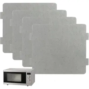 4 PCS Waveguide Cover, Microwave Wave Guide Cover Replacement, Universal Mica Sheets for Microwaves Oven & Toasters, Easily Cut to Fit