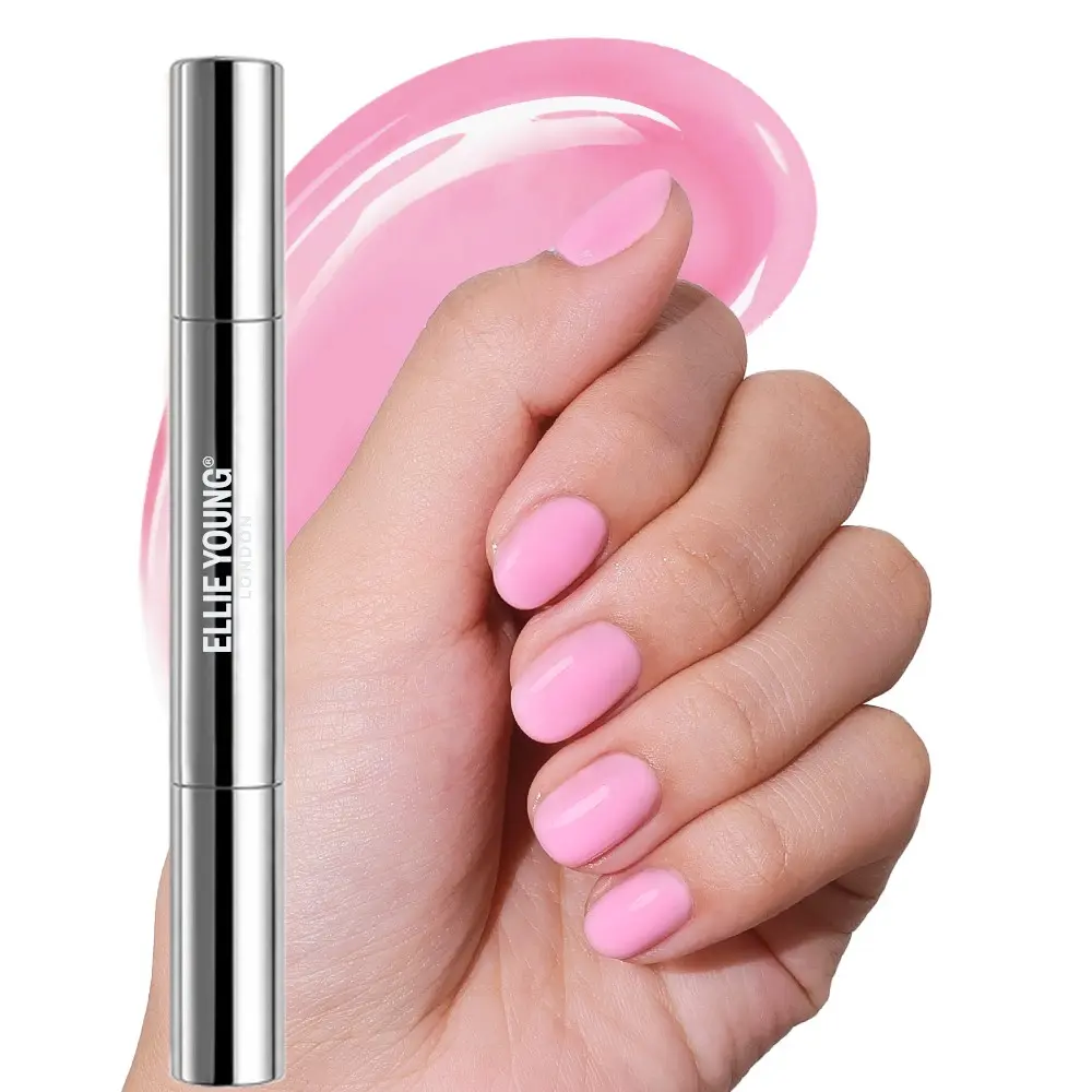 [ Cherry Blossom ] ELLIE YOUNG One-Step Gel Polish Pen, No Base or Top Coat Needed, UV/LED Gel Polish, Salon-Quality Manicure Nails at Home,Pocket Salon, Nail Polish