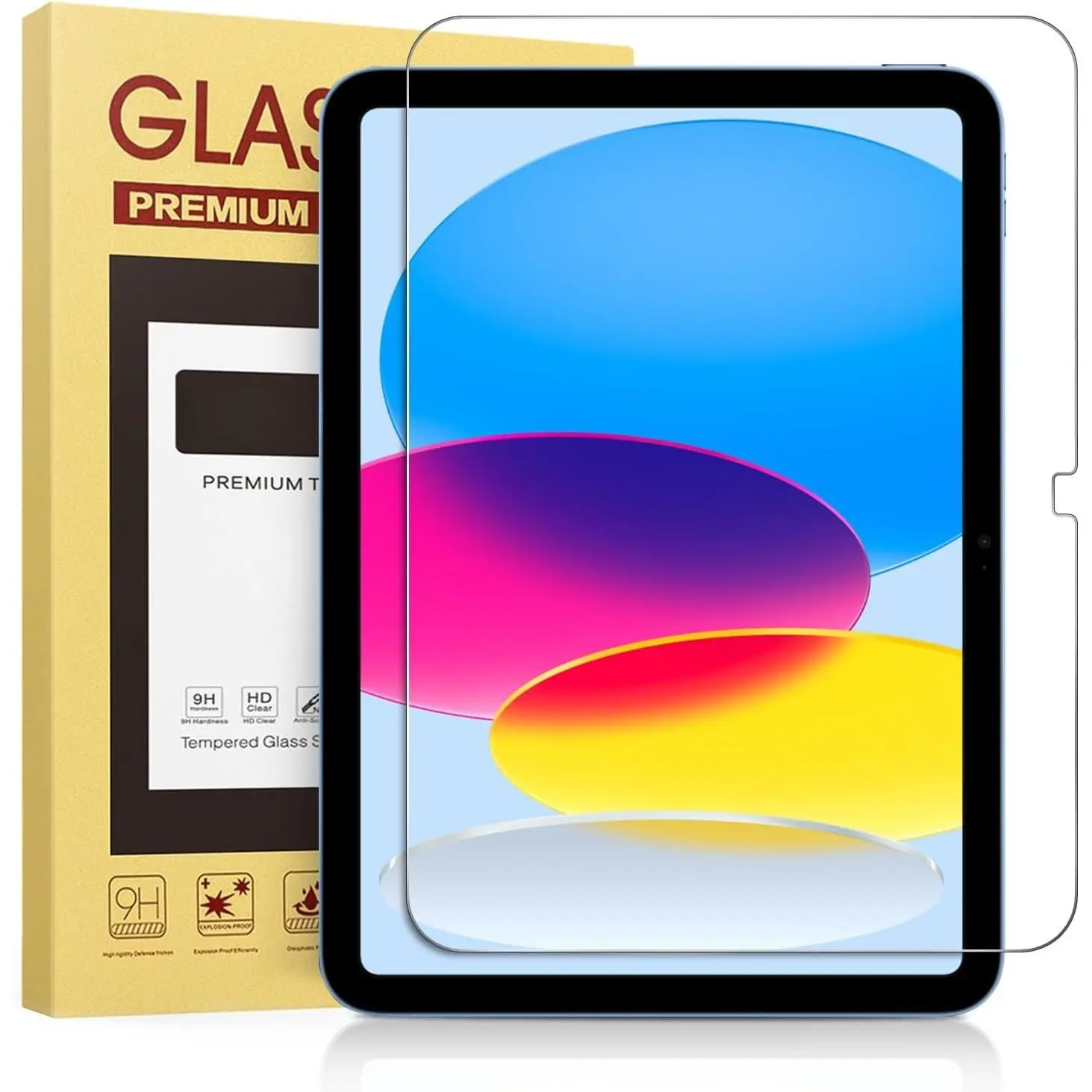 Screen Protector for iPad A16 11 Inch /10th Generation 10.9 Inch | Tempered Glass for iPad 11th/10 Gen (2025/2022), Case Friendly, Anti-Scratch
