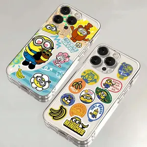 Minions Phone Case For iPhone 17 Promax 16 15 14 13 12 11 Plus Pro Max 17Air and Samsung S26 S25 S24 S23 S22 S21 FE Plus Ultra - Anti Drop Full Perfect Aesthetic Printed Soft TPU Case