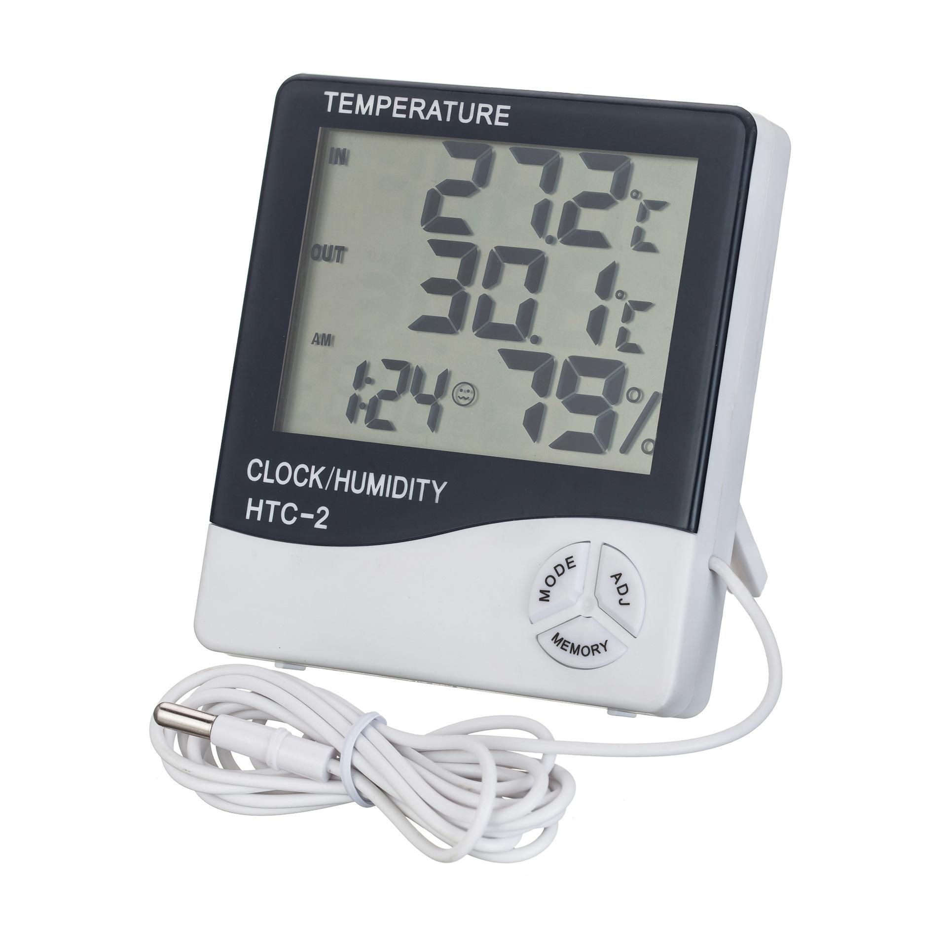 Rongce Color Screen Indoor Household Thermohygrometer Multifunctional Smiley Face Electronic Digital Display Thermohygrometer