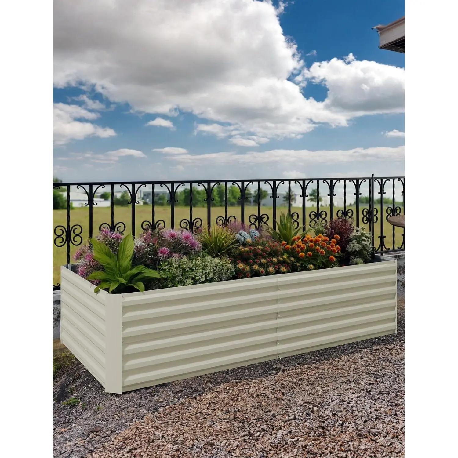 🌱 6x3x2ft Galvanized Raised Garden Bed – 24" Deep Rust-Proof Metal Planter, Ergonomic Elevated Design for Backyard, Patio & Organic Gardening! 🏡
