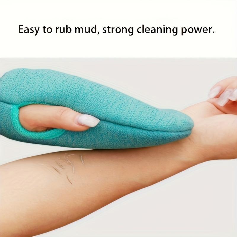 1 exfoliating bath glove, double-sided massage scrub glove, bath accessory