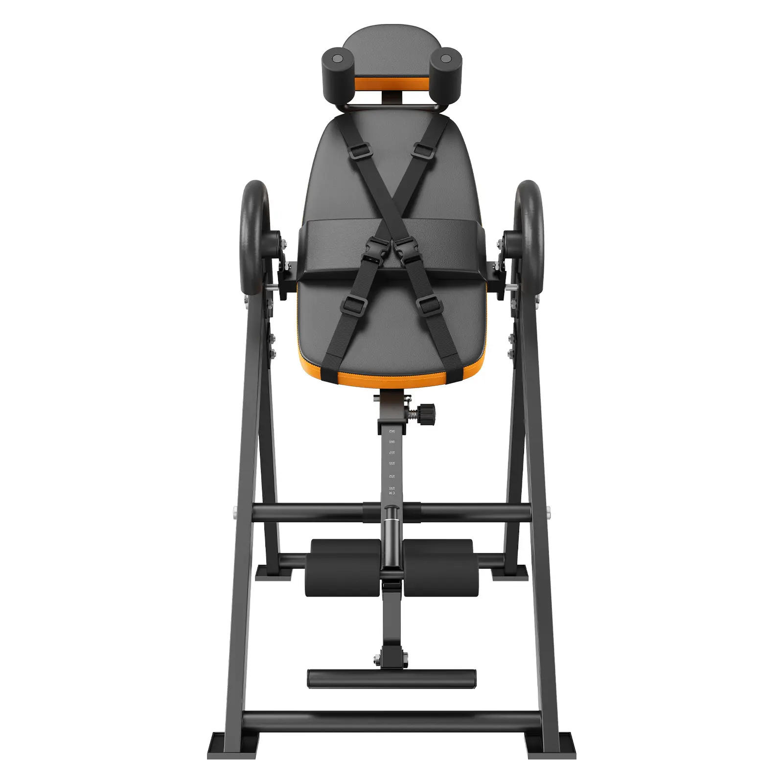 Inversion Table, Decompression Back Stretcher Machine, 300 lbs / 136 kg Load Capacity, Steel + PU Leather Construction, Adjustable Protective Belt, Thoughtful Details