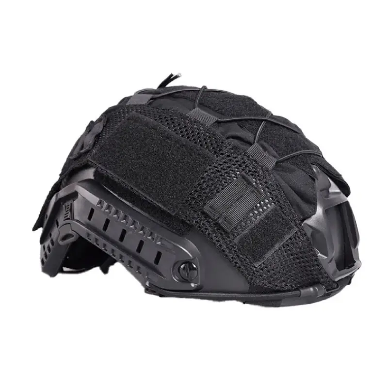 Tactical Helmet Cover, Jungle Hunting Camouflage, Tactical FAST Helmet Cover, Camo Helmet Cover, Elastic Cord, for Outdoor Hunting/Airsoft/Camouflage Suit Accessories, 1 Piece