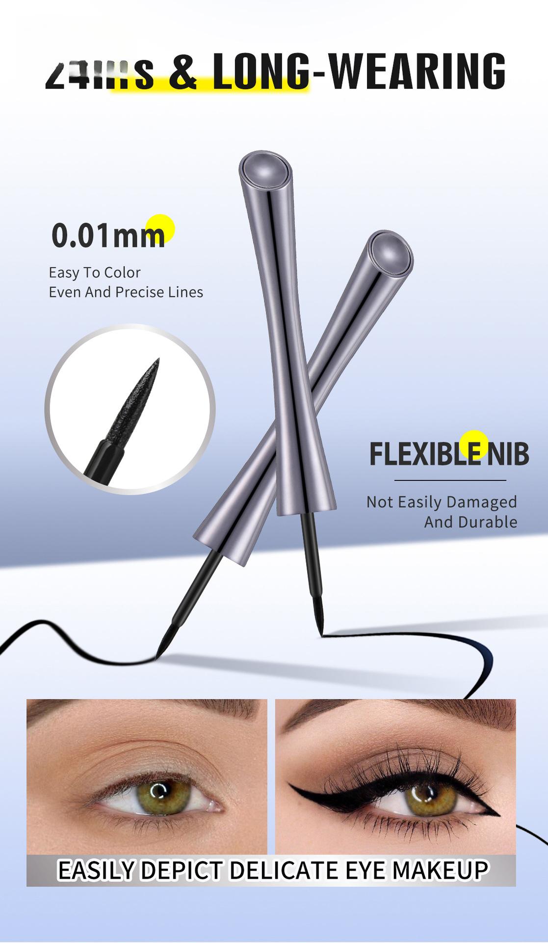 Waterproof, long-lasting, non-smudging, quick-drying, non-fading eyeliner for beginners, in stock