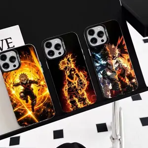 Animation K-Katsuki B-Bakugo Phone Case For iPhone 17,16,15,14,13,12,11 Plus,Pro Max,XS,Colorful Silver Phone case Funda Cover