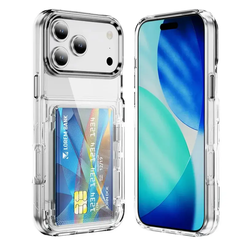 Acrylic-TPU Plastic 1-Piece Mobile Phone Case Cover, Fits iOS iPhone Series (11,12,13,14,15,16,16 Pro Max Plus,17,17 Air,17 Pro Max) - Multi-Model Compatibility