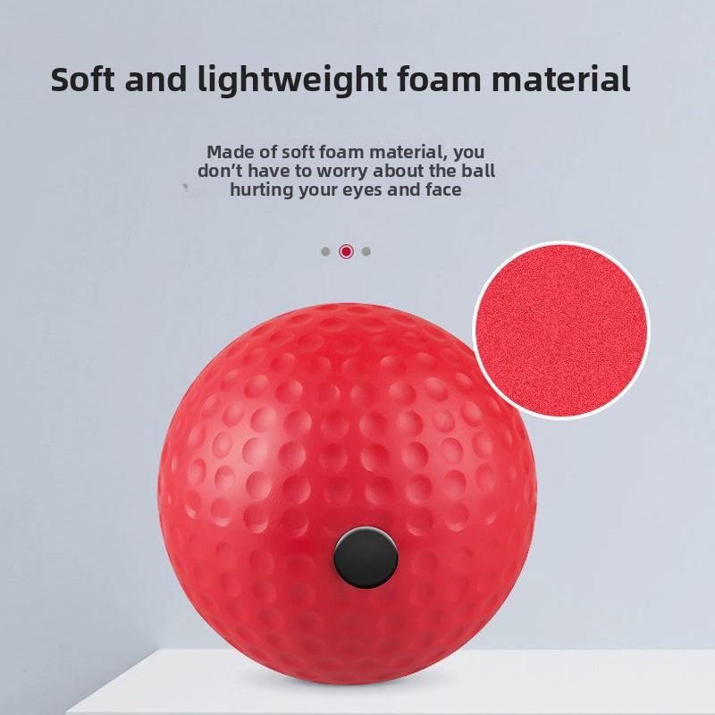 Head-mounted boxing reaction speed ball household boxing training ball decompression vent ball magic ball