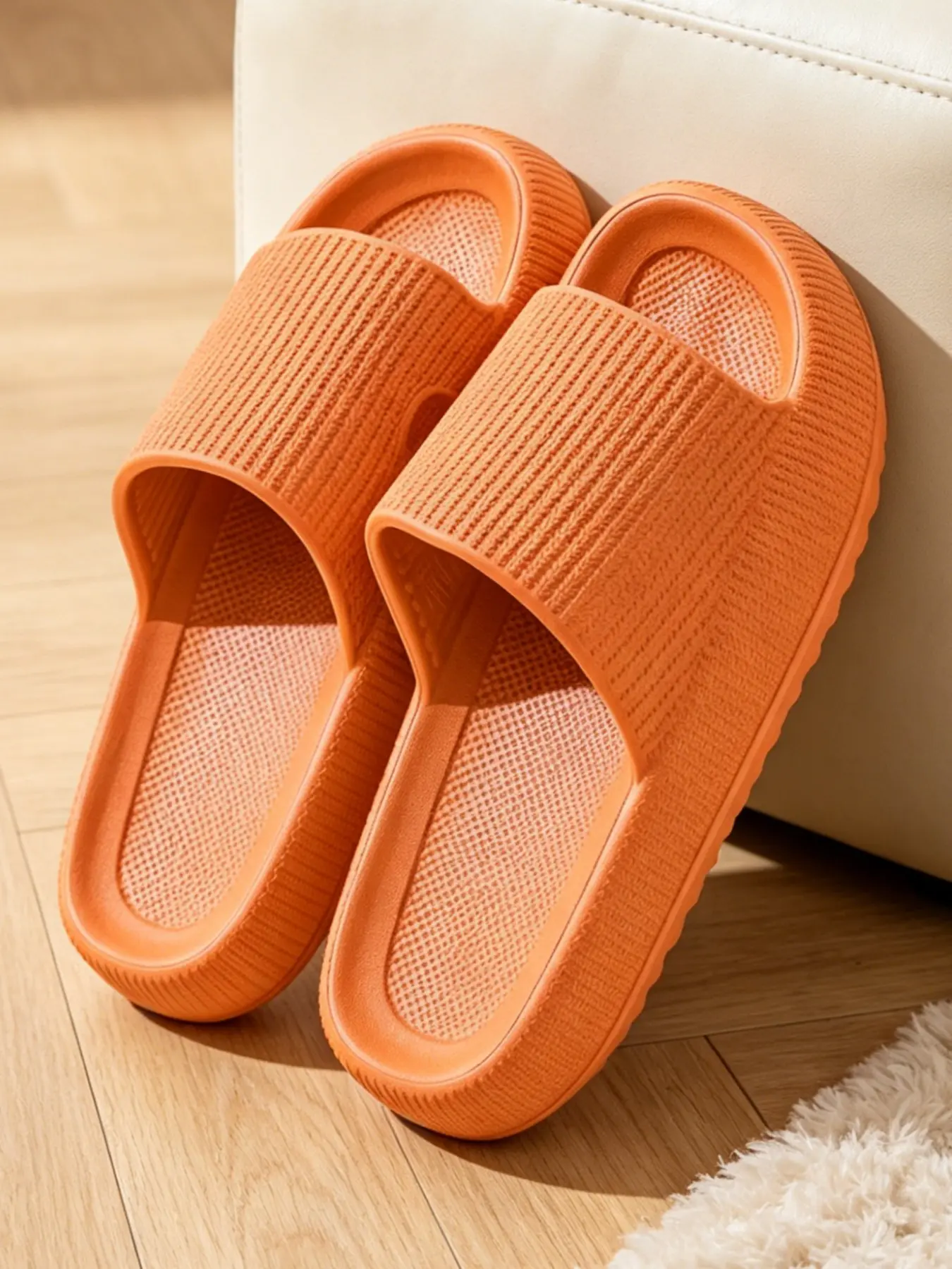 Unisex Thick Sole Anti slip Slides, Casual Comfortable Home Slippers, House Slides, Non-slip Soft Slippers for Indoor & Outdoor Wear, Outdoor Summer Slippers.Runs small, wide feet please size up one size.