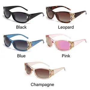 5PCS Unisex Polarized Wrap-Around Butterfly Sunglasses, UV400 Protection Fishing Eyewear, Fashion Shades for Driving & Outdoor Activities