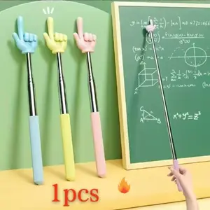 Adjustable Finger Pointing Stick, Teaching Pointer, Random Color, Reading Aid, Teacher Tool, Parental Learning Helper, Ideal Gift