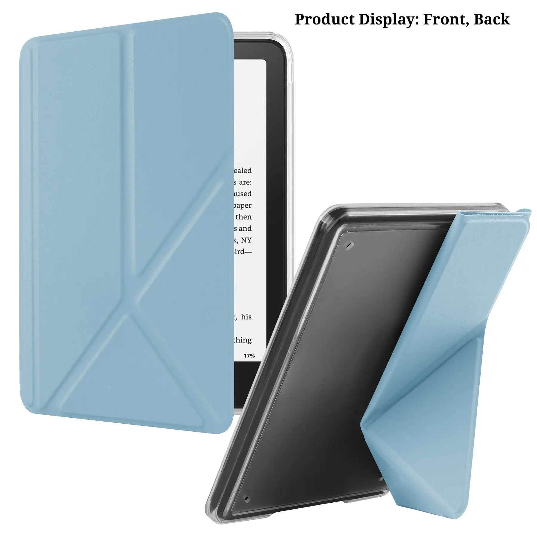 For Kindle Case 12th Gen 7" & Colorsoft, Auto Sleep/Wake Trifold Stand, Shockproof Cover, Durability