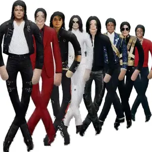New Arrival Michael Jackson King Of Pop Plush Doll Movable Joint Abstract Stuffed Figure Cosplay Prop Soft Toy Desktop Room Decoration Souvenir Gift For MJ Music Fans Collectors