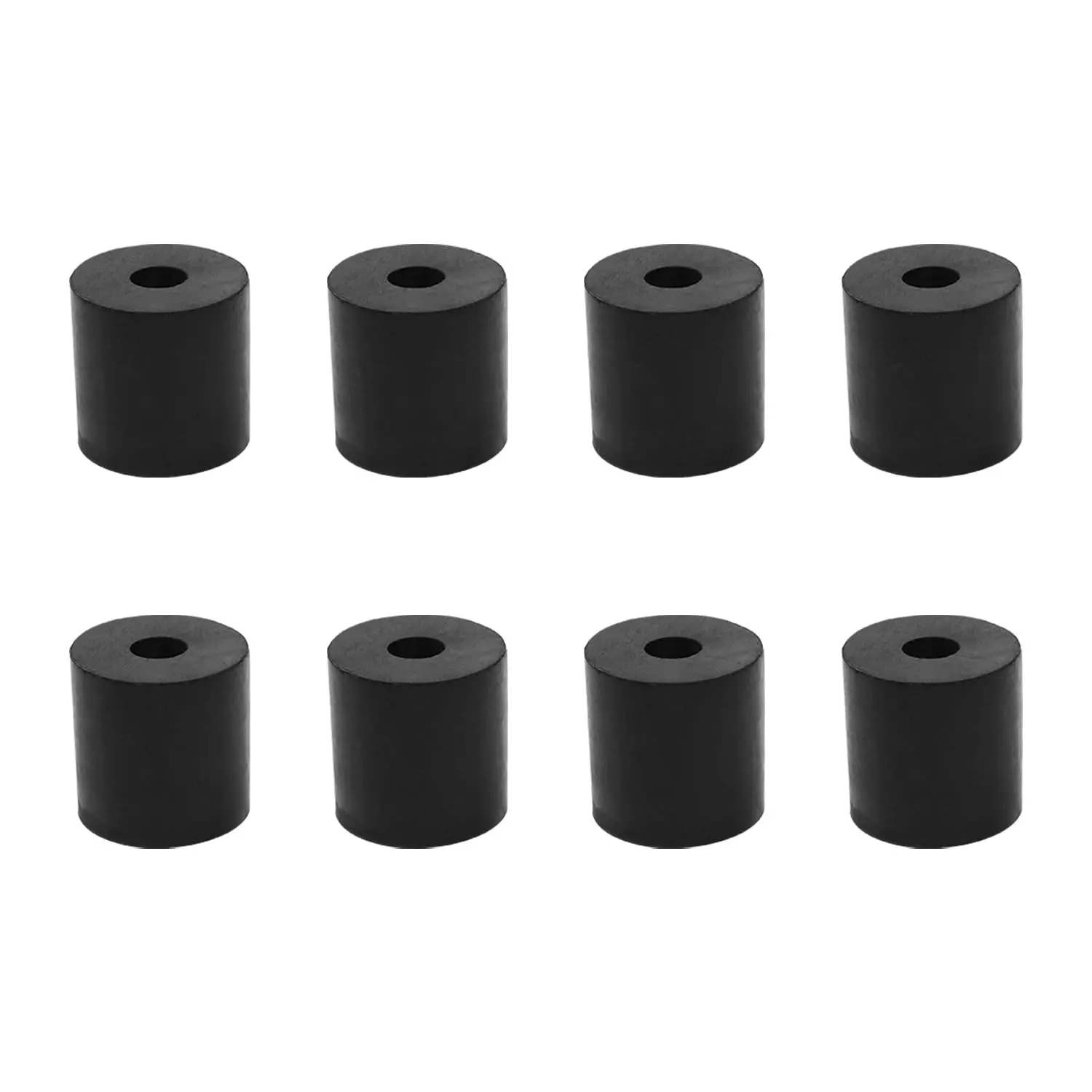 8Pcs Rubber Spacers - 1"OD x 5/16"ID x 1" Thickness Vibration Pads, Rubber Washers for Bolts, Home Appliances (25*8*25mm), Vibration Pad