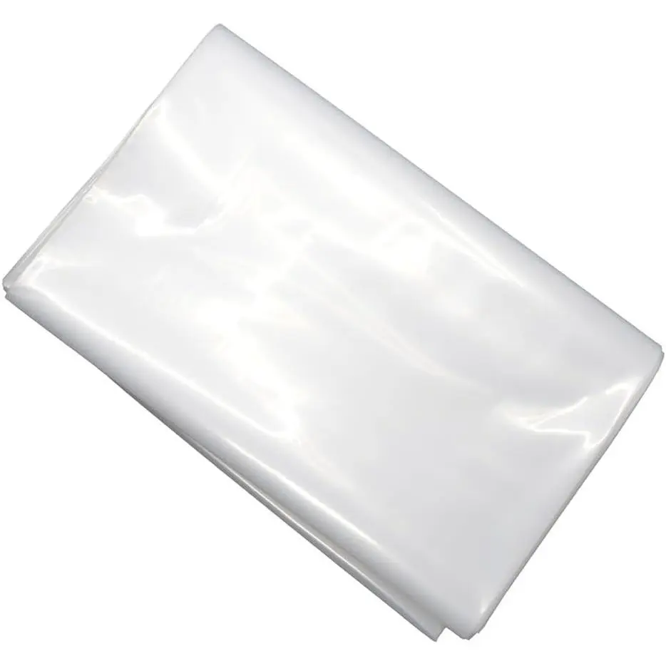 Plastic Sheeting, 3.15 Mil Thick Clear Polyethylene Film, Waterproof Multipurpose Tarp, Cuttable Plastic Cover for Furniture, Greenhouse, Garden, and Dust Protection (7.2 ft × 13.1 ft(2.2m × 4m))