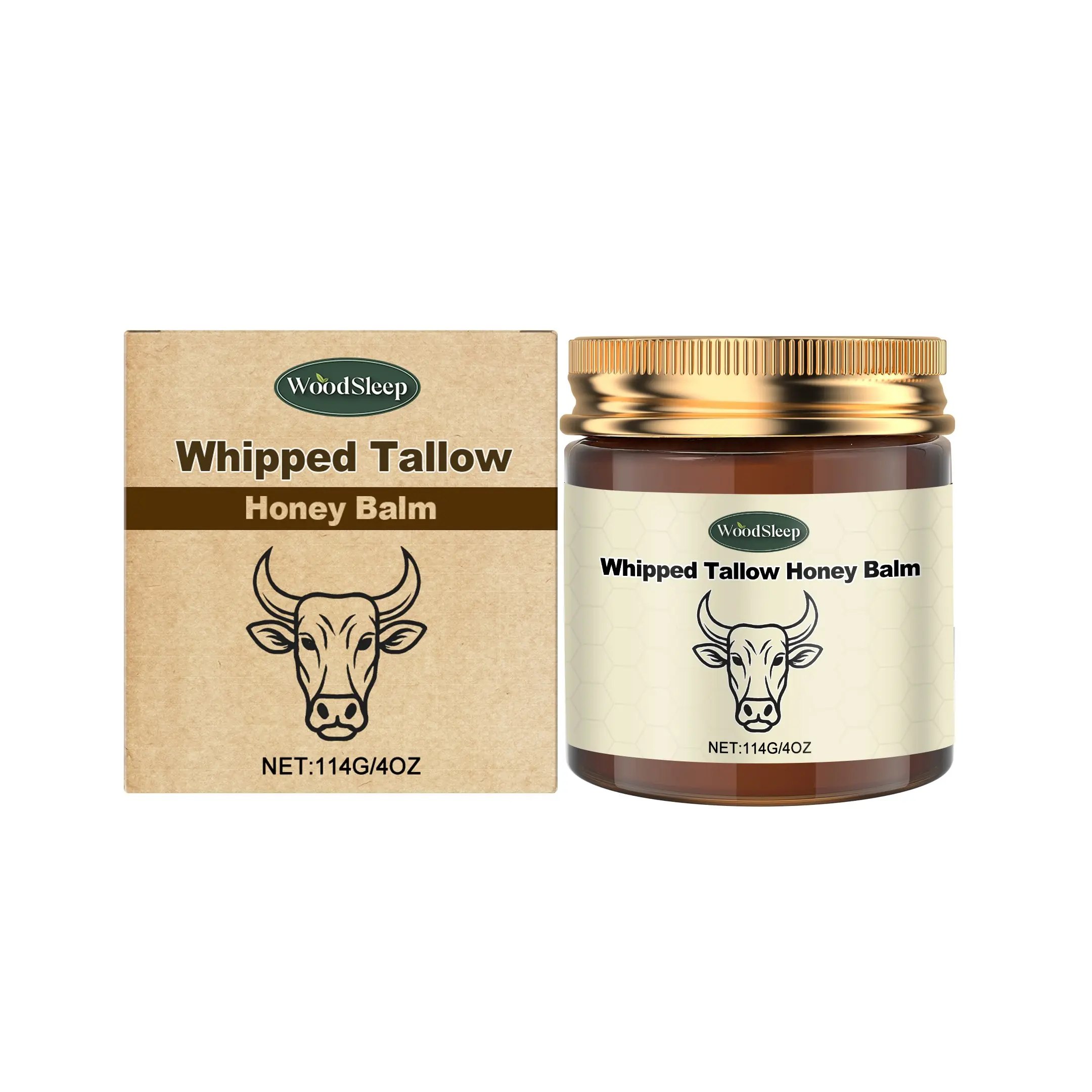 Butter and Honey Deeply Moisturizing Balm - 4 oz., a nourishing cream for soft, smooth skin - handmade, all-natural moisturizer - natural fragrance