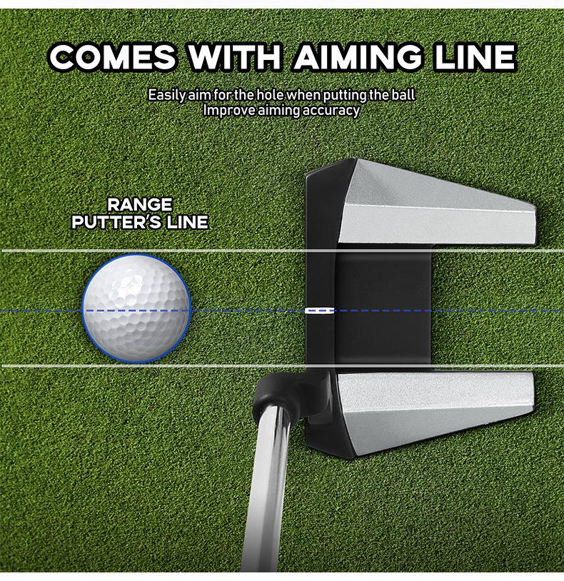 Best-Selling Golf Club: Self-Standing Putter for Men & Women - CNC-Milled Steel Shaft, Unique Design (Adult Size)