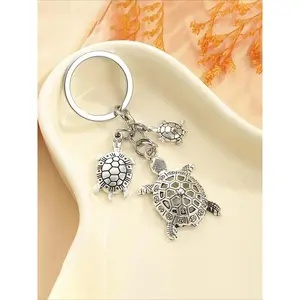 Cute Sea Turtle Alloy Keychain - Durable Bag Charm for Women, Ideal for School & Travel, Kawaii Animal Lover Gift