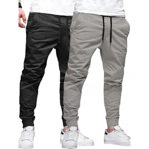 HOTake Men's Joggers Casual Lightweight Elastic Waist Drawstring Hiking Chino Pants Men