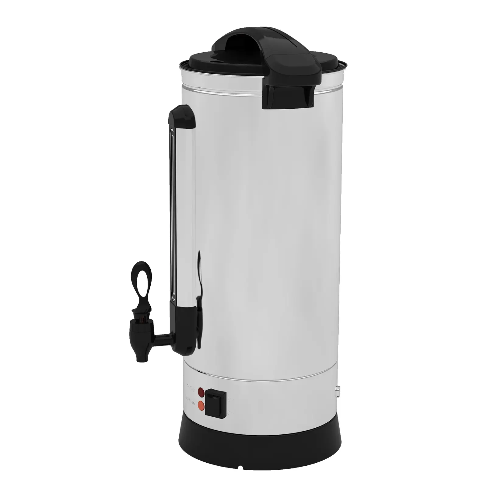 Stainless Steel Commercial Urn, 100/120-Cup Fast Brew Coffee Maker with 14L/18L Capacity for Camping, Large Gatherings (Camp Kitchen Essential)