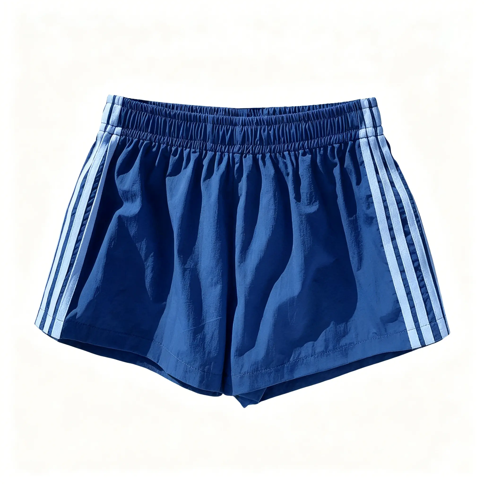 Women Side 3-Stripe Sport Running Shorts, Elastic Waist Breathable Loose Fitness Shorts, Lightweight Versatile Casual Track Shorts for Gym Jogging Summer Daily Wear