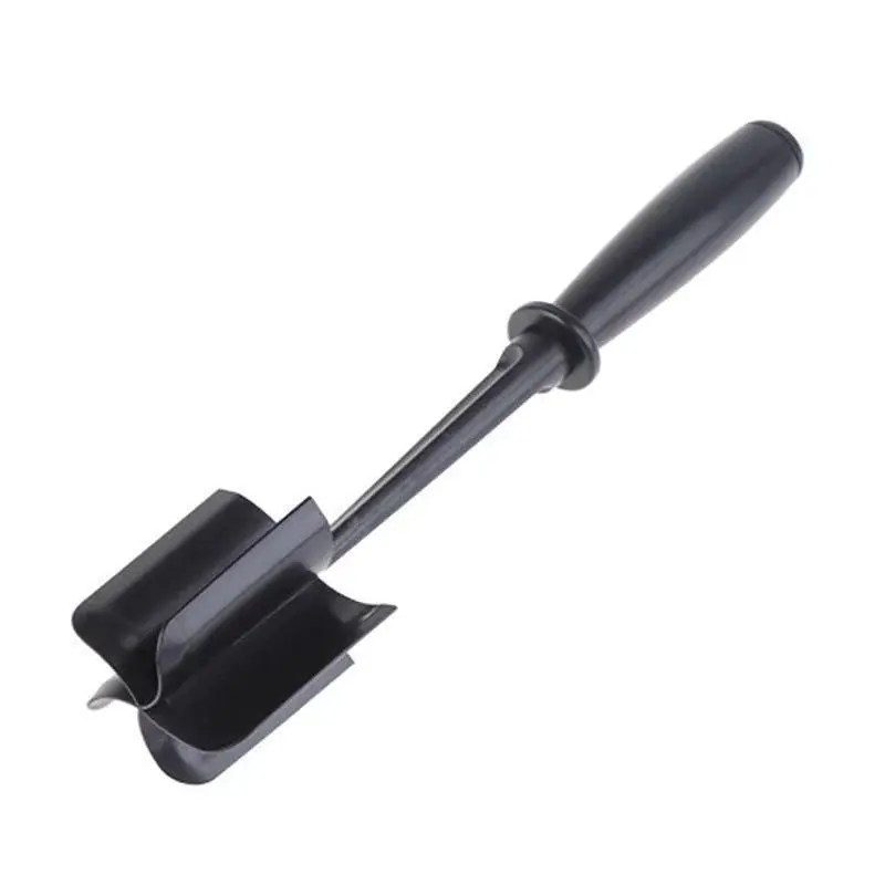 Handheld Plastic Meat Masher with Blade, Sturdy Reusable Multifunctional Manual Grinder for Hamburger Patties, Ground Beef Shredding, Specialty Kitchen Utensil Non-Stick Cooking Gadget (Avocado Prep Compatible)