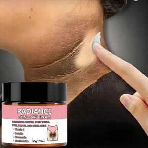 Radiance Skin Care Cream, Niacinamide & Vitamin C & Centella & Chamomile Body Brightening Moisturizer, Gentle Care for Armpit, Inner Thigh, Knee, Elbow & Dark Skin Areas，Deep moisturizing, suitable for all skin types, holiday gift.