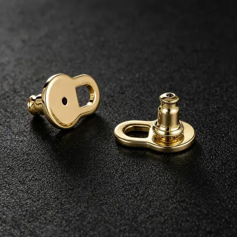 Earlobe Extender 18k Gold Plated for Women, Heavy Dangle Earrings Backing, Comfortable Stud Earring Backer, Fashion Jewelry Accessory