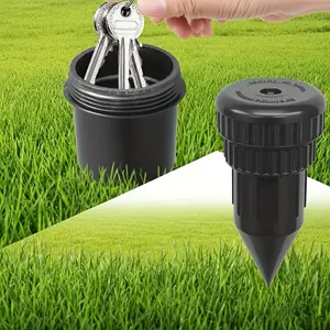 Underground Garden Key Holder, Waterproof Design, Concealed Key Storage, Durable Material, Easy Installation, Ideal for Home & Yard Use