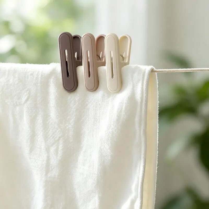 1 Set of 12 Japanese-style Windproof Plastic Clothes Pegs, Spring Anti-slip Tight Grip Design, Ideal for Drying Socks, Lingerie and Bed Sheets on Balconies, Wind Resistant Laundry Clips, Plastic Clothes Fasteners, Back-To-School Season