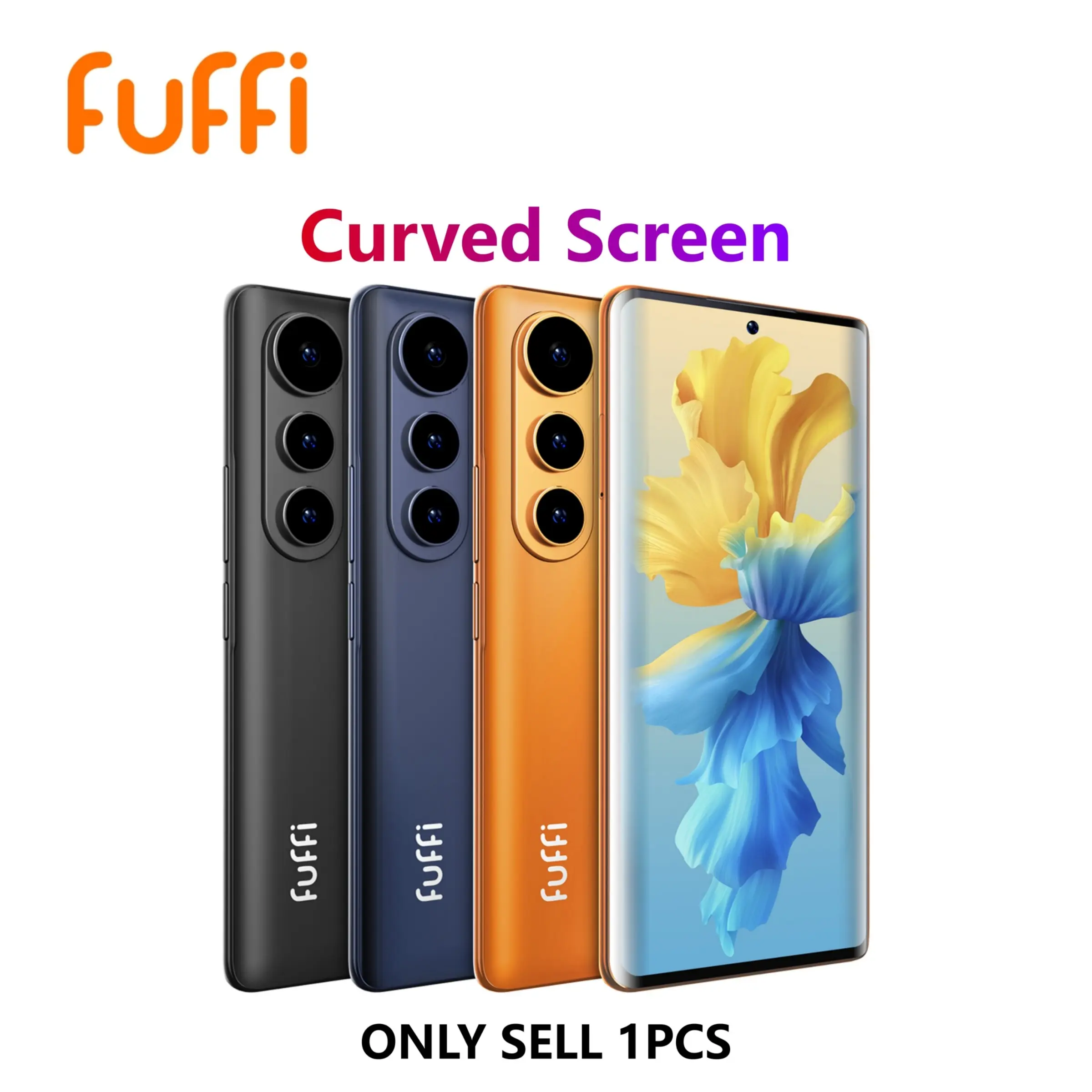 Fuffi S26 Pro Smartphone, 6.67-Inch Oled Curved Screen, 4GB RAM 64GB ROM, Octa-Core Processor, 4G Network, Dual Sim, 5000mah Battery, Android 12