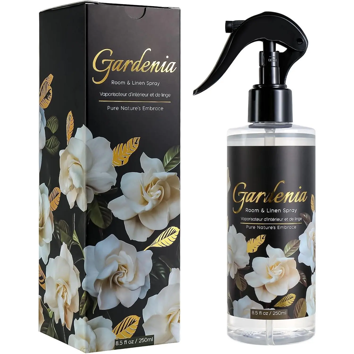 Linen & Room Air Freshener , Gardenia Scent, 8.5 FL OZ | Room Mist,   Extract
