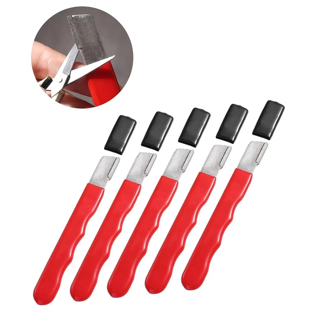 5-Piece Manual Knife Sharpener Set, Professional Kitchen Whetstone, Tungsten Diamond Tool, Multi-Functional Blade Sharpener for Outdoor Use, Kitchenware, Home