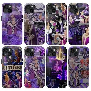 Kinger The Amazing Digital Circus Phone Case, Kinger TADC Case Gifts Suitable for iPhone 17-11 Pro Max/Plus and  Samsung Galaxy S23-25