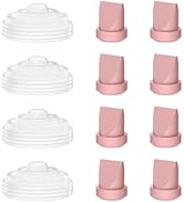 6oz Wide-Mouth Breastmilk Storage Bottles with Two-Pieces Sealing Cap, Leak-Proof Design, No-Fade Reading Marking, Compatible with Spectra S1 S2 9 Plus, Motif Luna, and Most Wide-Mouth Flanges, 4 Pack