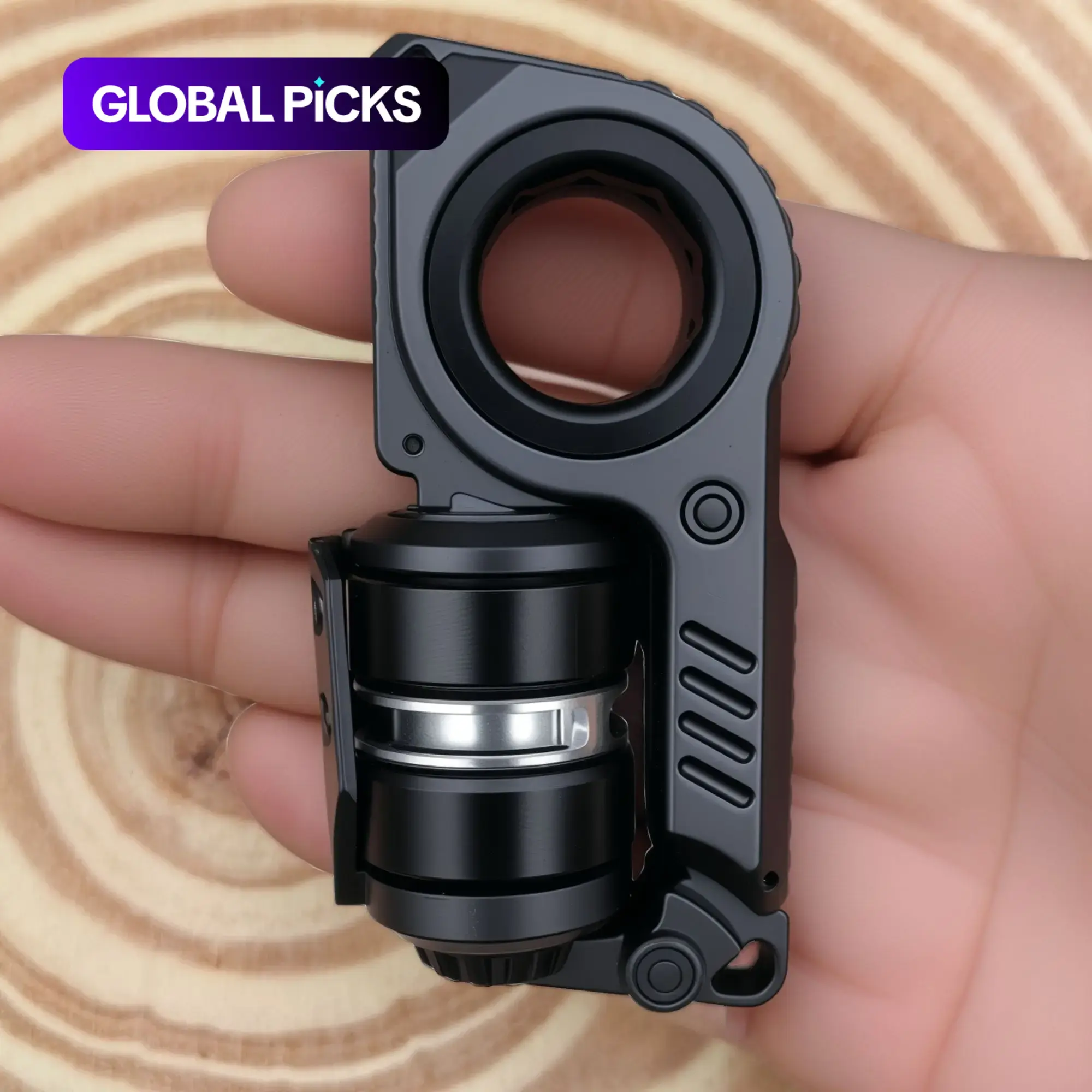 Magnetic Metal Fidget Spinner Toy, Stress-Relief Magnetic Design with Multiple Play Modes, Adult Novelty Sensory Toy with Crisp Sound, Enhances Focus and Relaxation, Stress Reliever, Pocket Stress Relief, Sensory Fidget Gift #GLOBAL PICKS
