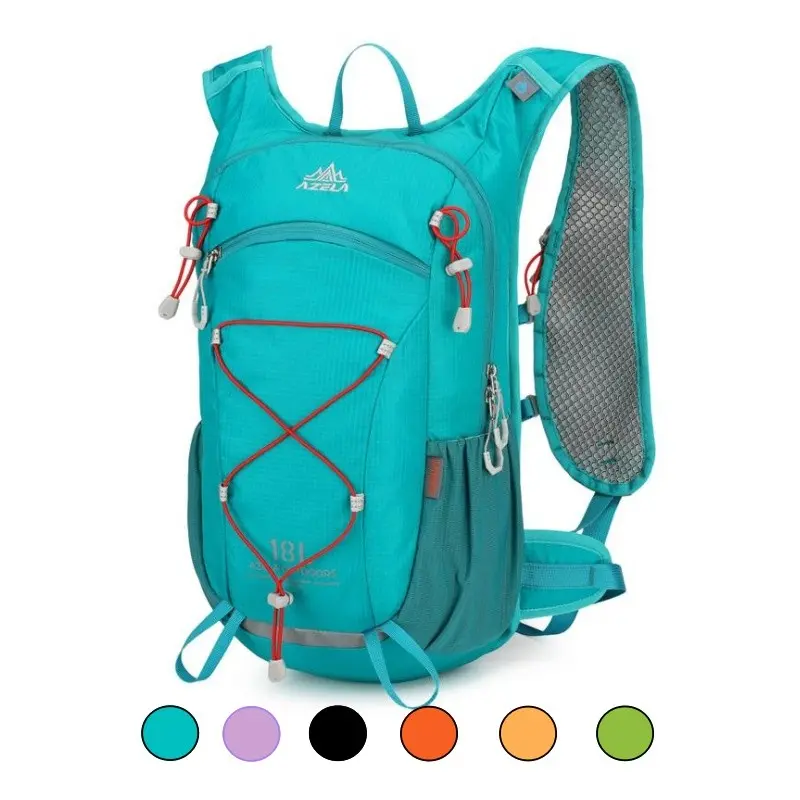 AZELA 18L Ultra Lightweight Trekking Backpack, Breathable Mesh Back, Waterproof Daypack for Marathon, Hiking, Cycling, Camping, Festival Gift For Woman And Man