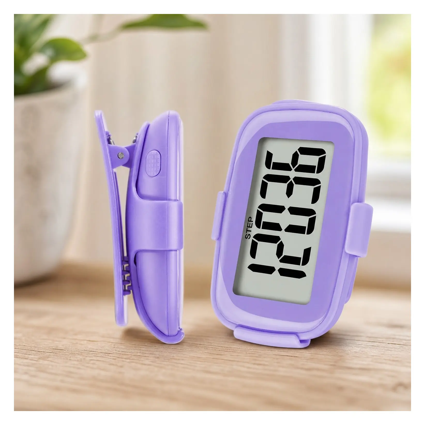 3D Clip-On Step Counter with LED Backlight, Pocket Pedometer for Walking and Outdoor Activities, Fitness Tracker Without SmartphoneGift
