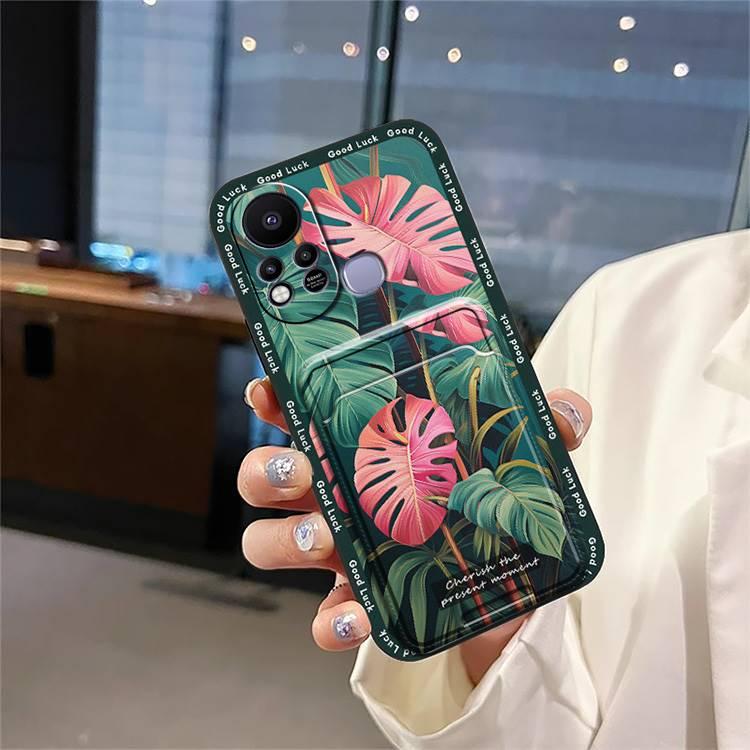 Graffiti Dirt-resistant Phone Case For Infinix Hot11S/X6812 Durable Card sleeve Anti-dust Back Cover Cartoon Waterproof Full wrap Cover Cute Shockproof Fashion Design protective