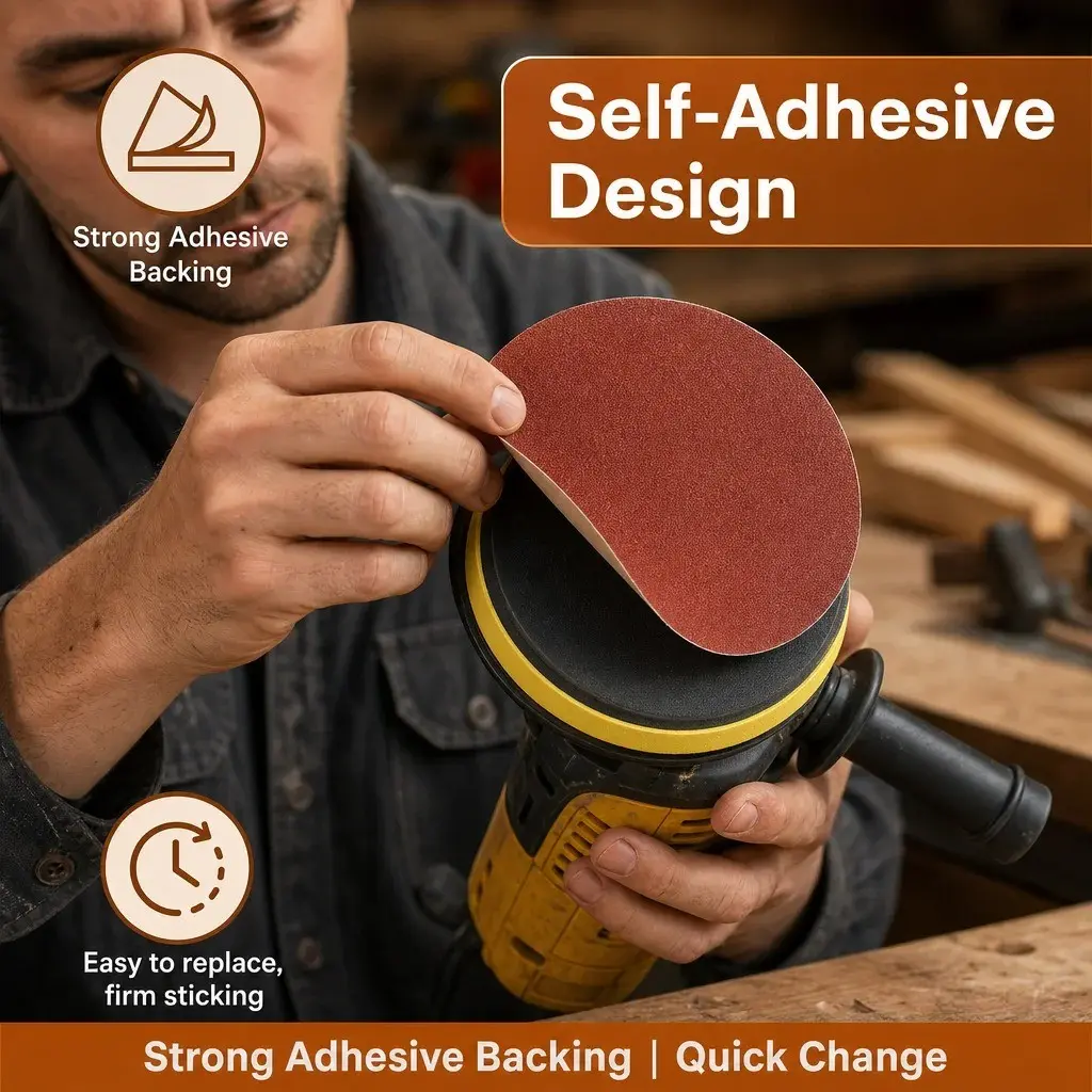 15/60 Sheets 5 Inch High-Quality Sandpaper Set, 60-1000 Grit, Ideal for Metal, Wood, Non-Metal Polishing, Efficient Finishing Tools