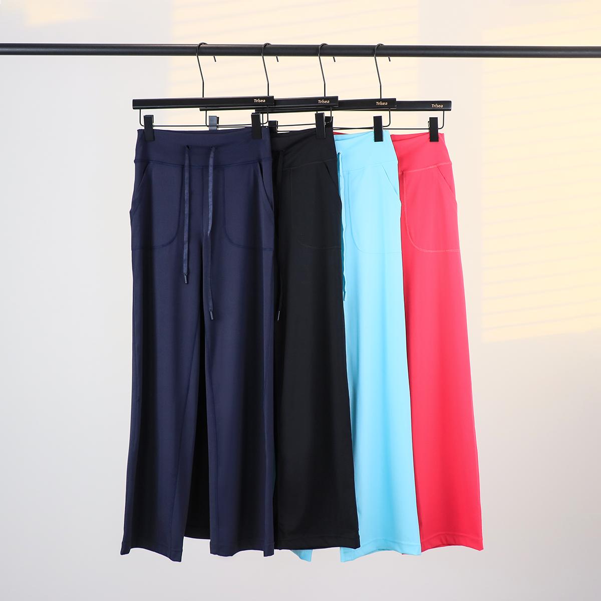 LULU Elegant Women's Straight-Leg Pants: A flattering, tailored fit perfect for both athletic and casual occasions, suitable for all seasons, and expertly crafted.
