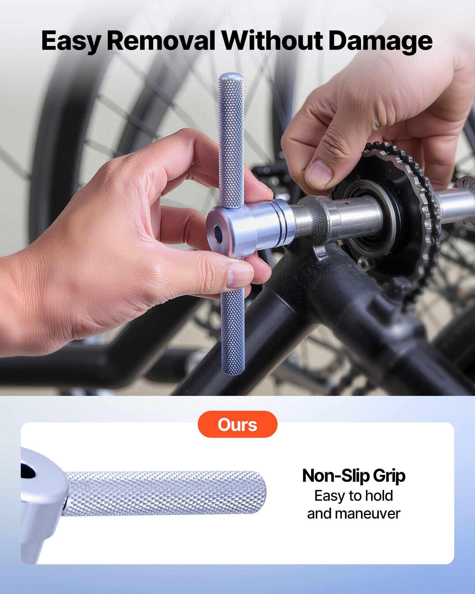 【FathersDayGift】 VEVOR Bearing Press Kit, 25 Pcs, Bearing Race and Seal Driver Set with Bushings & Wrenches, Bushing Driver Tool Set, Heavy Duty Aluminum Alloy Seal Removal Installation Tool Kit with Storage Case Socket Tool Kit