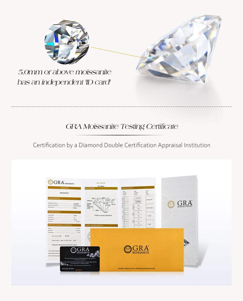 3.0mm Brilliant D Color VVS1 Clarity Synthetic Moissanite Jewelry Ring Wedding Ring Daily Replacement Ring Engagement Anniversary Gift R256