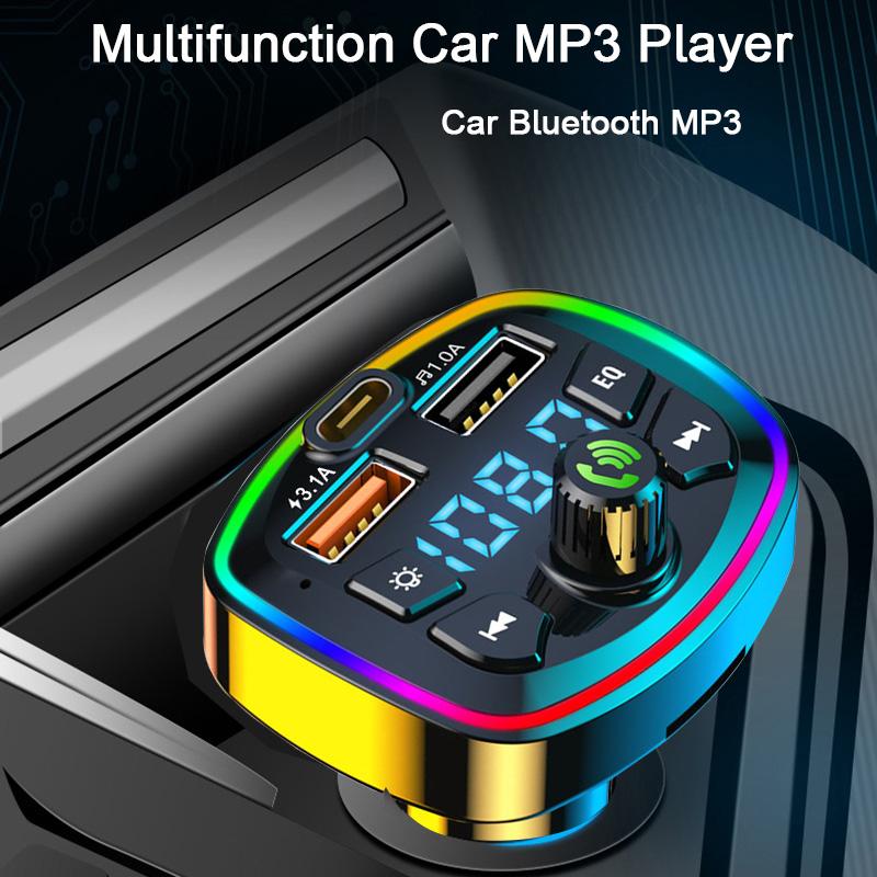 Car Bluetooth 5.0 FM Transmitter Wireless Adapter Mic Audio Receiver Auto MP3 Player 2.1A Dual USB Fast Charger Car Accessories Car Bluetooth 5.0 FM Transmitter Wireless Adapter Mic Audio Receiver Auto MP3 Player 2.1A Dual USB Fast Charger Car Accessories