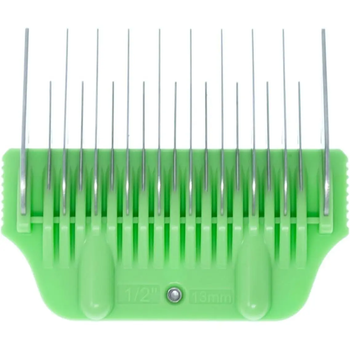 Dog Grooming Clipper Wide Skiptooth Comb Attachments, Stainless Steel Over-Blade Guide Combs, A5 Wide Blade Compatible, 13mm/1/2" for Precise Cut