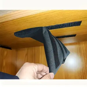 Hidden Money Bag, Stick Under Desk or Bed, Secure Storage for Valuables, Cash, Home Safety, Small Item Safe, Organizer, Secret Savings Bag